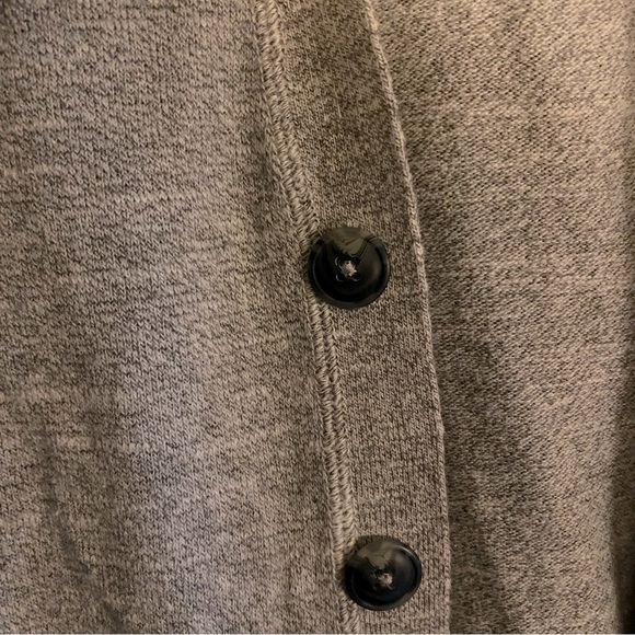 Button Front Cardigan Sweeter,Hudson North Men's Size L, Grey. - Picture 5 of 8